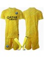 Billige Paris Saint-Germain Keeper Tredjedraktsett Barn 2024-25 Kortermet (+ Korte bukser)